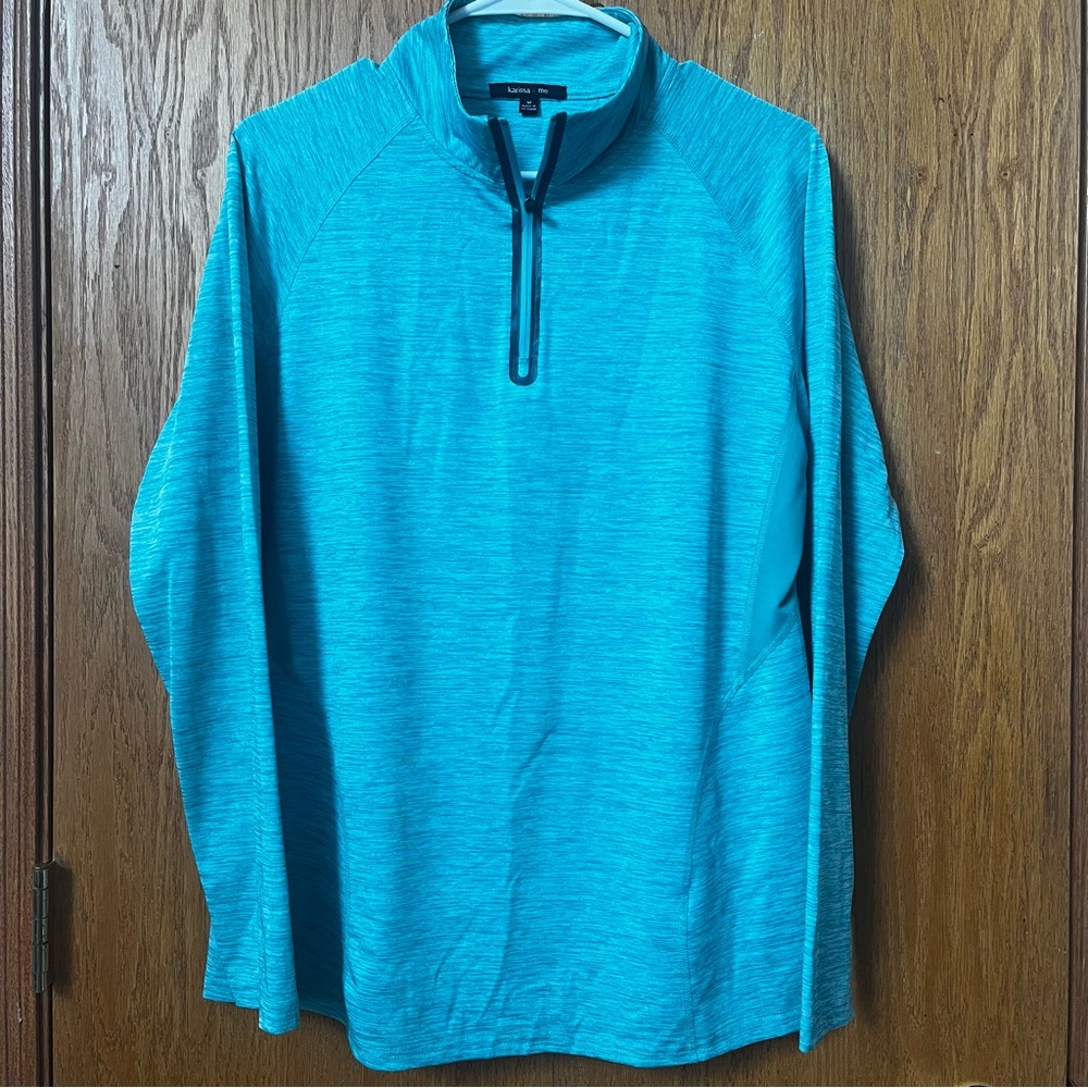 🏷️ Women's Blue Quarter-Zip Sweatshirt